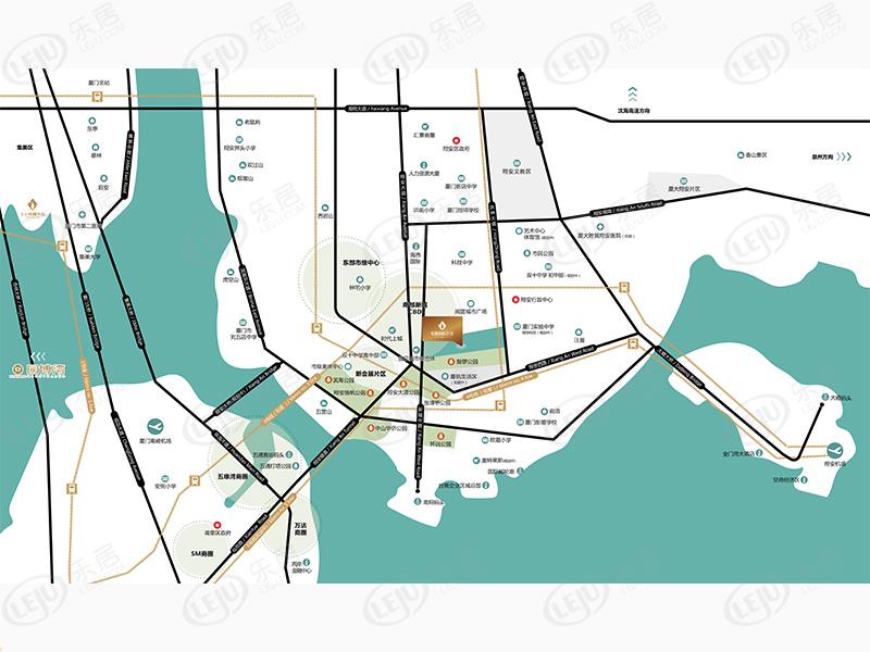 翔安IOI棕榈国际住区最新价格来袭，约38100元/㎡，户型面积83~143㎡