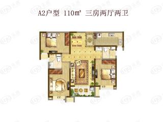 南飞鸿天锦A2户型户型图