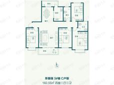 伊水湾芳香园3#楼C户型户型图