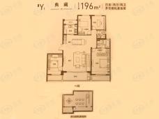 万科翡翠天御4室2厅2卫户型图