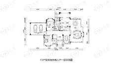 京基三十八栋7室3厅7卫户型图