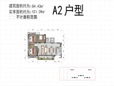 川发芙蓉天府A2户型户型图