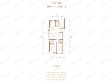 保利西湖林语68號四居户型户型图