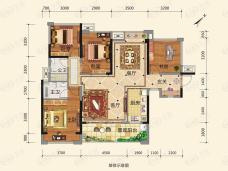 玉林奥园广场4室2厅2卫户型图