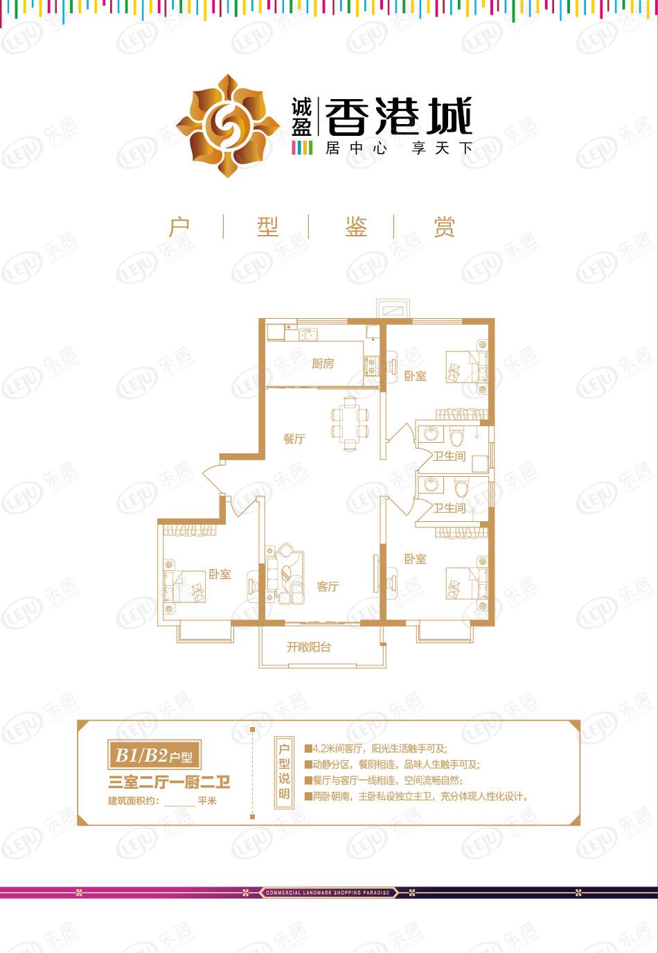 新乡原阳县诚盈·香港城户型介绍