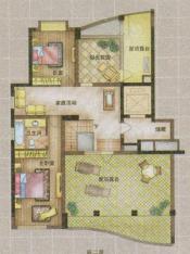 名仕家园房型: 复式;  面积段: 243 －290 平方米;
户型图