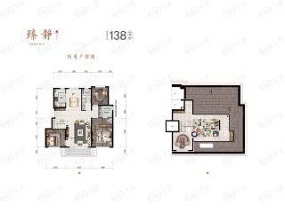 北岸观江国际洋房户型图