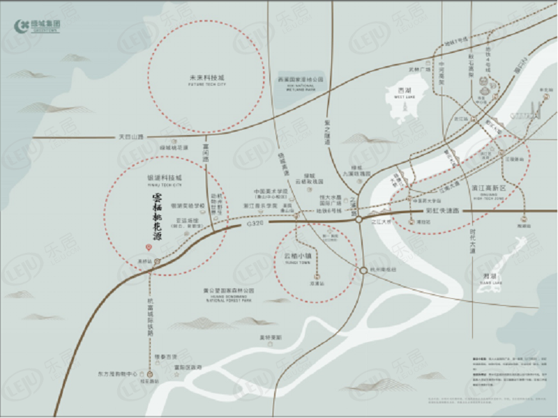 富阳杭州绿城云栖桃花源居价格曝光，约950万元/套起，户型建面约185~228㎡