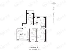 颐和雅园3室2厅2卫户型图