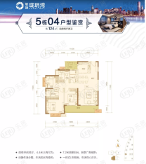 敏捷·珑玥湾5#04户型户型图