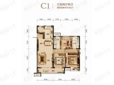 港中旅蓝谷壹号·臻玺C1户型户型图