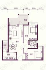 宏润天睿3/4栋02/05户型户型图