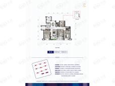 佳源·秀湖印象142平方米户型户型图