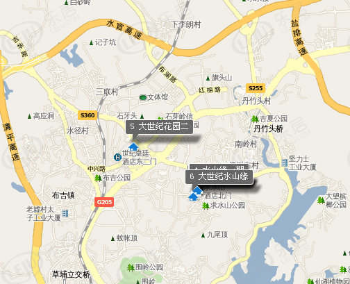 位置交通图