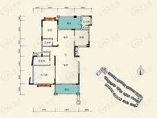 翠湖绿洲花园一期11座首层03户型户型图