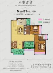 永州1号3室2厅2卫户型图