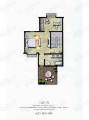 现代园墅房型: 多联别墅;  面积段: 295 －333 平方米;
户型图