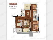 保利柏林之春121㎡户型图