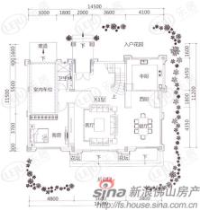 港宏世家首层K1 建筑面积 约138平方米户型图