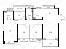 华润国际社区4室2厅2卫户型图