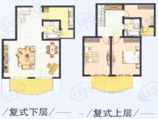 宁泰馨苑房型: 复式;  面积段: 148 －219 平方米;户型图