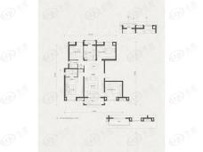 金地·保利·褐石公馆4室2厅2卫户型图