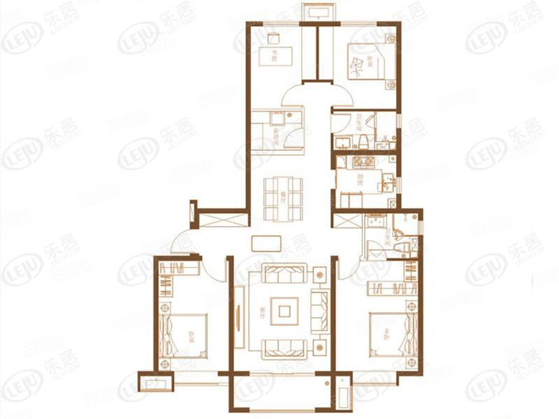 富力湾住宅户型图解密