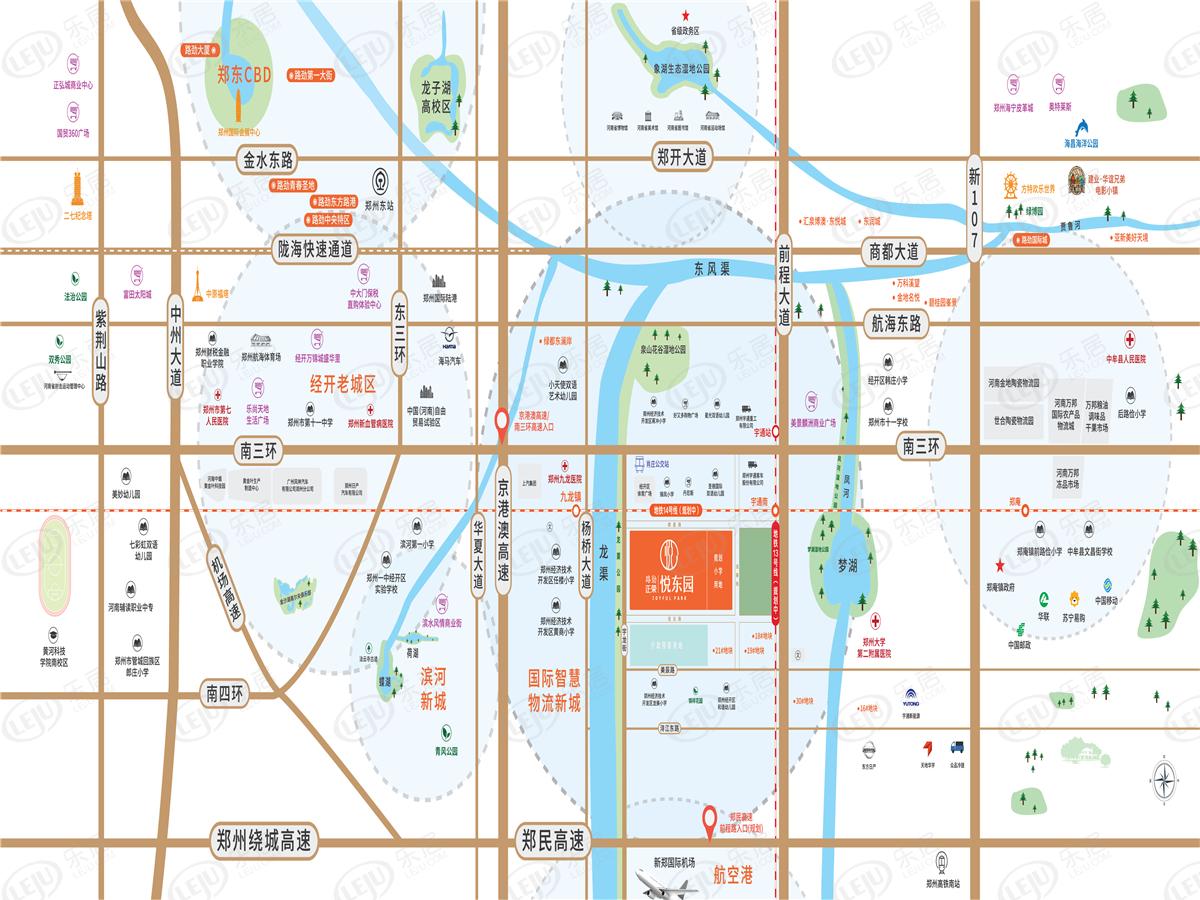 中牟县郑州路劲正荣悦东园最新报价新鲜出炉，约8500元/㎡，户型面积78~106㎡