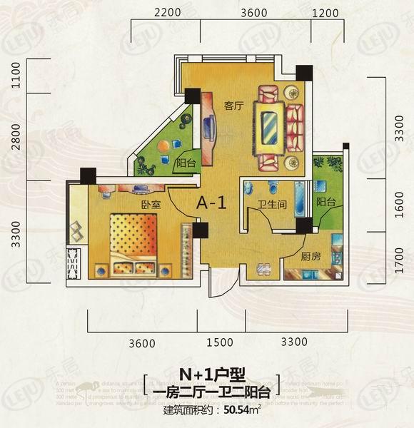 金港花园全城热卖中 户型面积43.12~107.36㎡