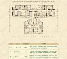 鸿威金都雅苑鸿威金都雅苑7栋1单元户型户型图