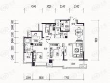 万象瑞城4室2厅2卫户型图