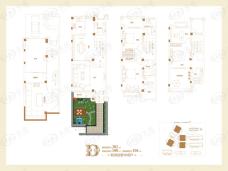 明新半岛花园D户型图户型图