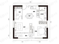 地铁时代·常青城F户型户型图