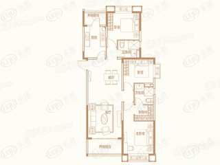 建业世和府H户型户型图