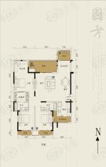 鸥鹏兰亭别院欧鹏兰亭别院 C2 3室2厅2卫1厨164.22㎡户型图