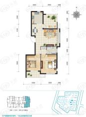 金桥澎湖山庄G8户型户型图