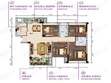 缤纷汇广场4室2厅2卫户型图