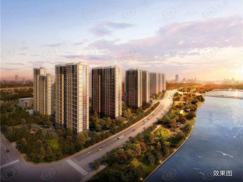 滨河新城商圈绿都东澜岸价格曝光，约9500元/㎡，户型建面约89~140㎡