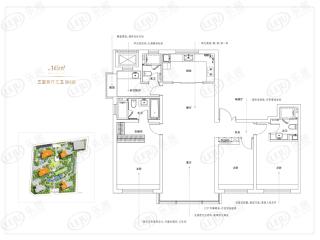 逸景湾·尚品165平户型图户型图