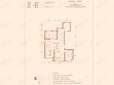 正翔国际·枫景苑3室2厅3卫户型图