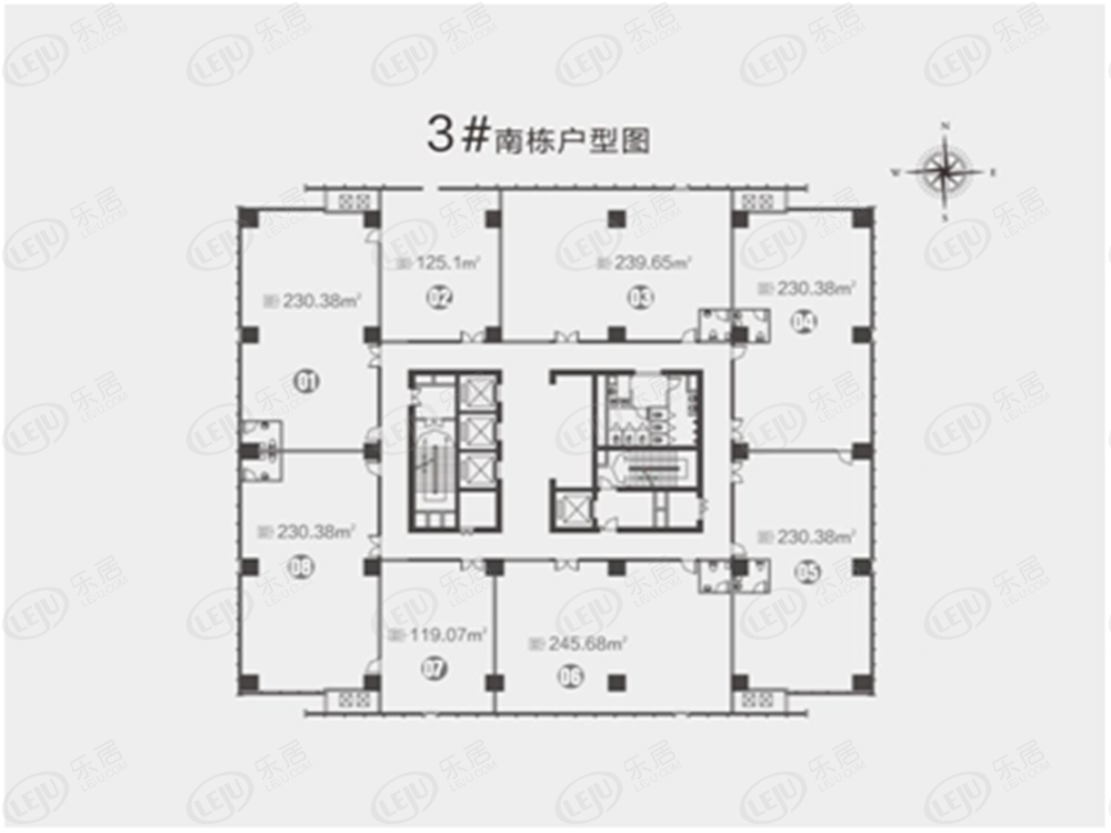 正商经开广场一居室商业,写字楼,商铺户型解密