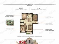荣邦城4#A2：114.6平；1#A1：117.77平/119.02平户型图