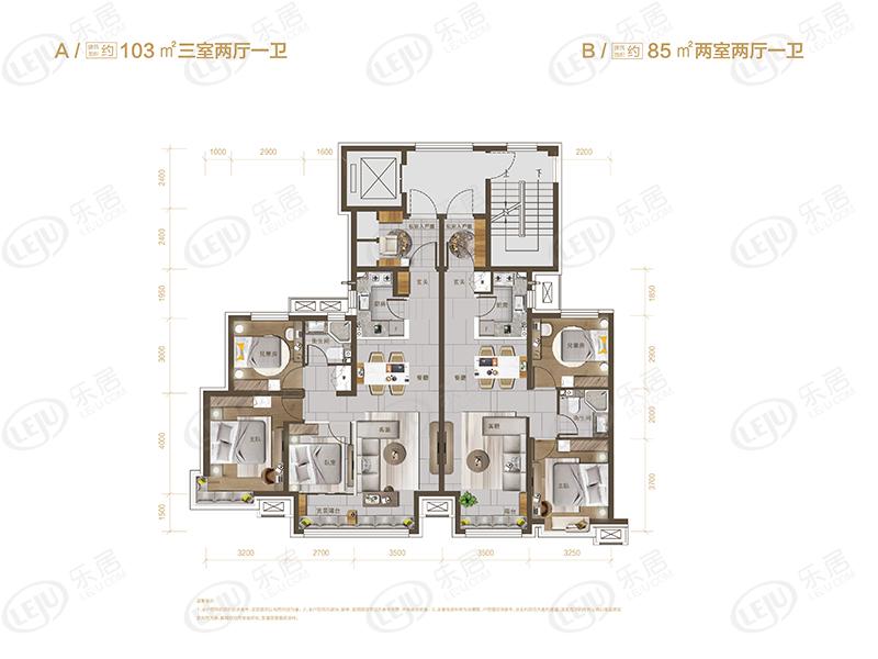 广阳三叶公园最新价格出来啦，约15000元/㎡，户型建面约85~118㎡