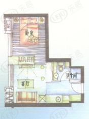 金成·闲林山水房型: 一房;  面积段: 
户型图