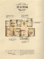 卓越蔚蓝群岛4室2厅2卫户型图