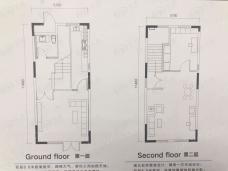 富力爱丁堡2室2厅2卫户型图