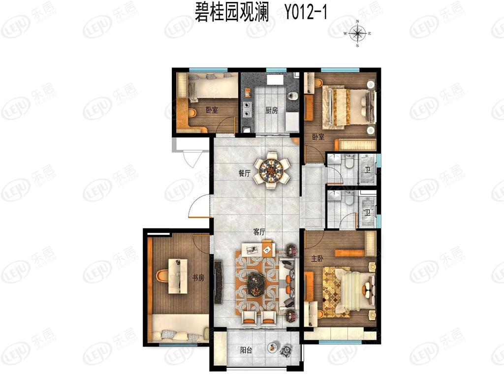 原阳县碧桂园凤凰湾户型一览 价格为约6000-6500元/㎡