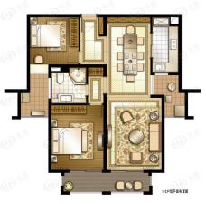 西康路989B户型 四号楼户型图