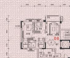 肇庆碧桂园3室2厅2卫户型图