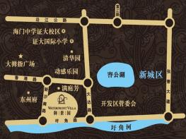 御景园位置交通图